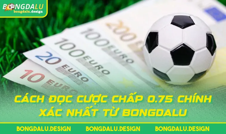 cach doc cuoc chap 0 75 chinh xac nhat tu bongdalu Cách đọc cược chấp 0.75 chính xác nhất từ BONGDALU